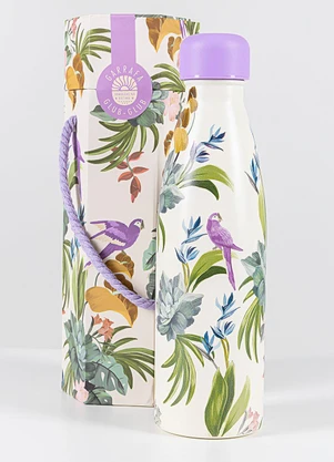 Farm - Garrafa Glub Glub 500ml Midnight Macaw Off White - FARM