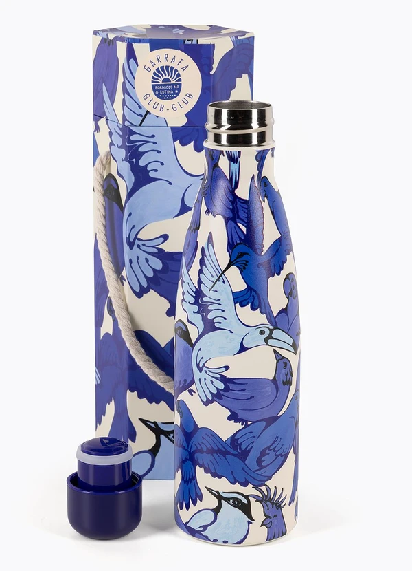 Farm Etc - Garrafa Glub Glub 500 Ml Passarejo Azul 2