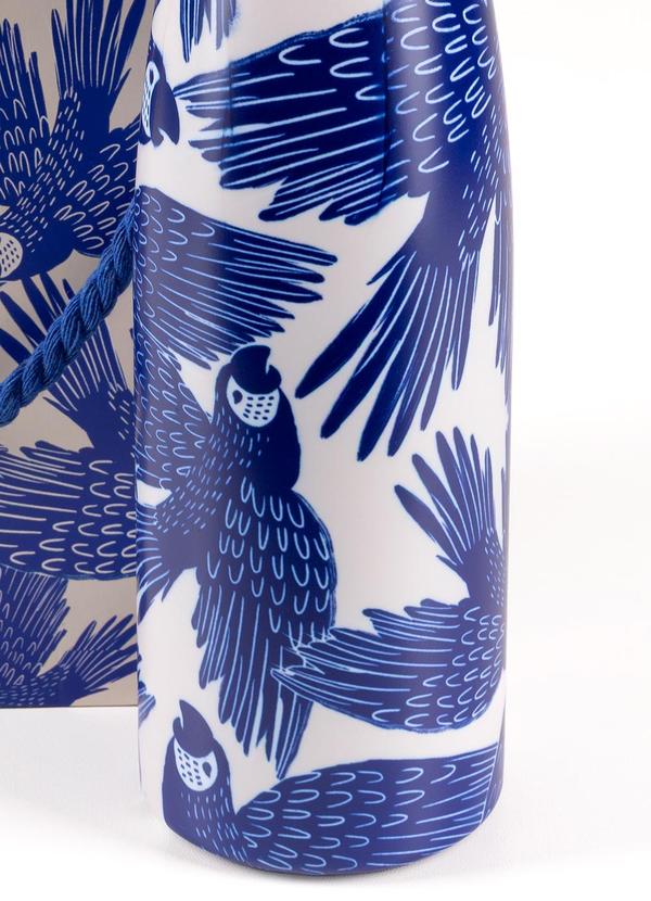 Farm Etc - Garrafa Glub Glub 500ml Voo das Araras Azul 3