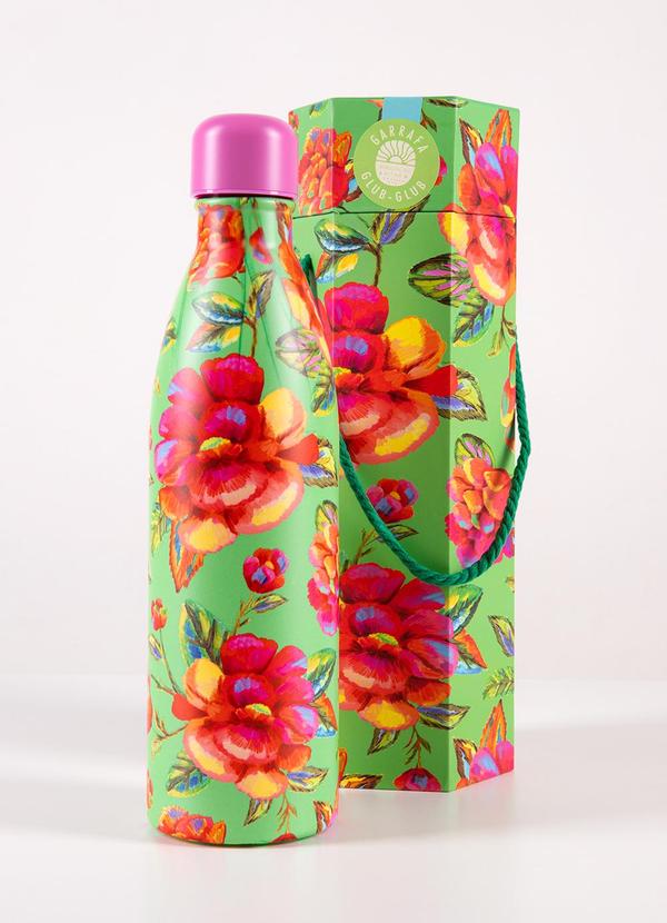 Farm Etc - Garrafa Glub Glub 750ml Céu de Flor Verde