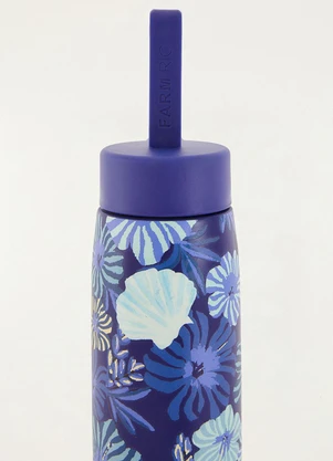 Farm Etc - Garrafa que Sede 500 Ml Hibisco do Mar Azul - FARM ETC