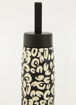 Farm Etc - Garrafa que Sede 500 Ml Onça Decorada Preto - FARM ETC