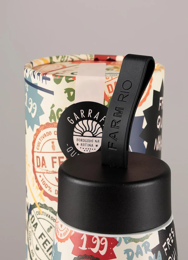 Farm Etc - Garrafa que Sede 500ml Banana da Feira Off White 3