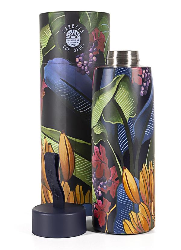 Farm Etc - Garrafa que Sede 500ml Banana Uva Azul
