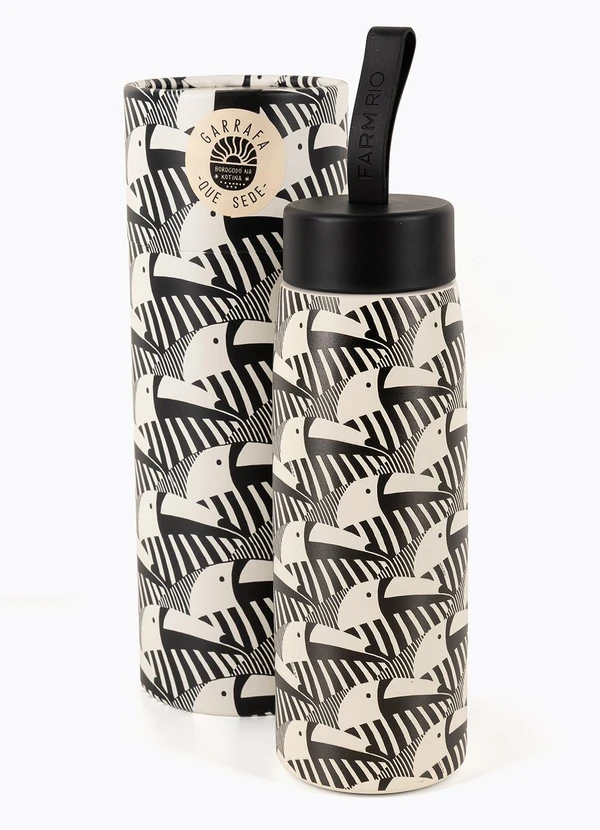 Farm Etc - Garrafa que Sede 500ml Bico de Tucano Preto 2