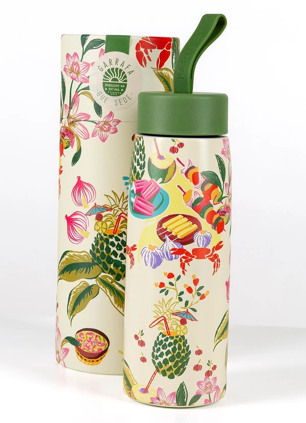 Farm Etc - Garrafa que Sede 500 Ml Comida de Praia Off White