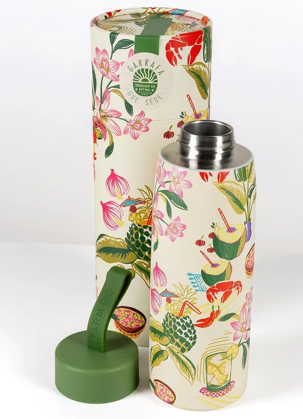 Farm Etc - Garrafa que Sede 500 Ml Comida de Praia Off White 2