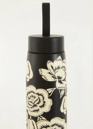 Farm Etc - Garrafa que Sede 750 Ml Floral Caju Preto - FARM ETC