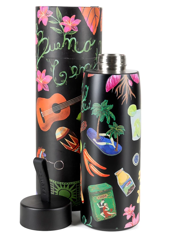 Farm Etc - Garrafa que Sede 750 Ml Buena Gente Preto 2