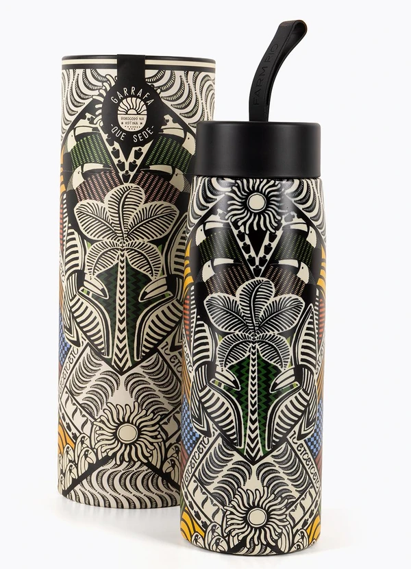 Farm Etc - Garrafa que Sede 750ml Coqueiro Preto