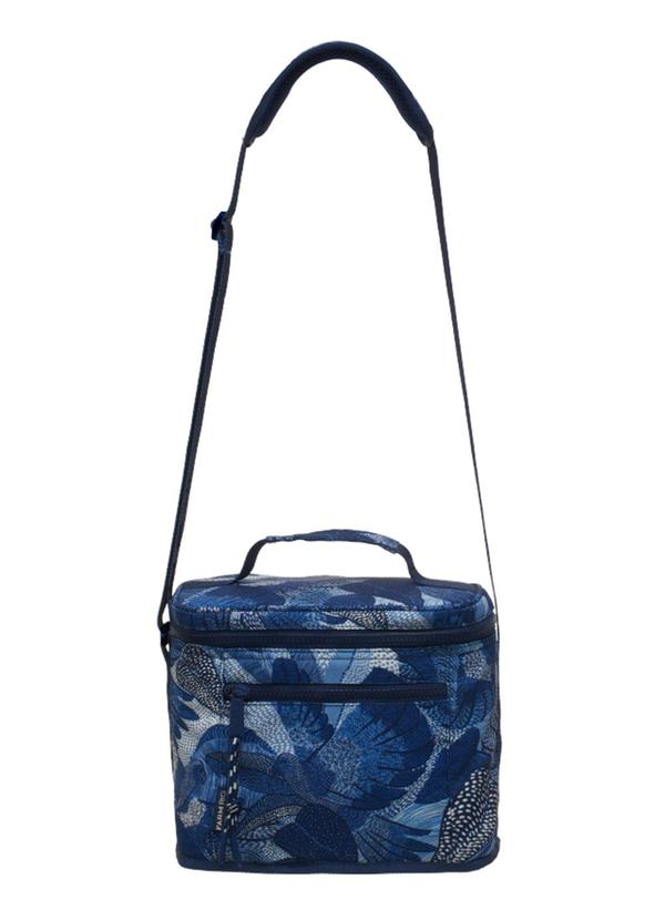 Farm Etc - Mini Cooler Farofa Dotted Macaws Azul