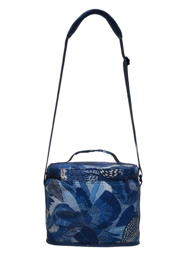 Farm Etc - Mini Cooler Farofa Dotted Macaws Azul 2