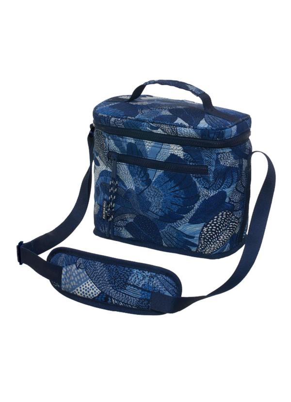 Farm Etc - Mini Cooler Farofa Dotted Macaws Azul 3