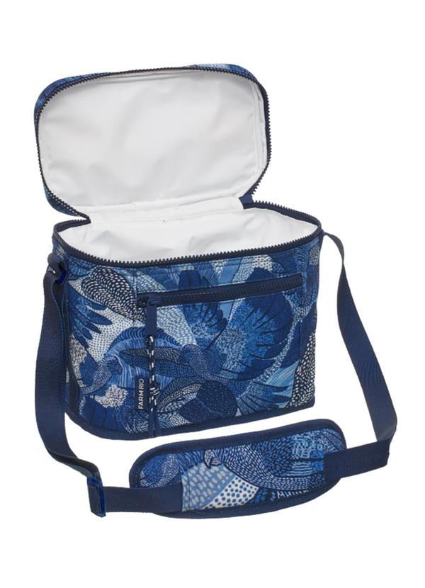 Farm Etc - Mini Cooler Farofa Dotted Macaws Azul 5