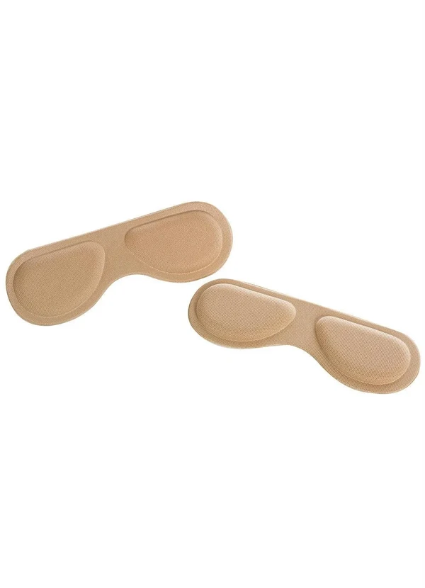 Lar e Lazer - Par Protetores de Calcanhar Bege