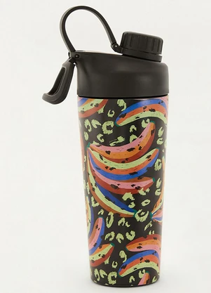 Farm Etc - Shaker Térmico 700 Ml Bananada Preto - FARM ETC