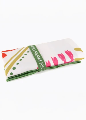 Farm Etc - Toalha Tchibum Lenco Comida de Praia Bege - FARM ETC