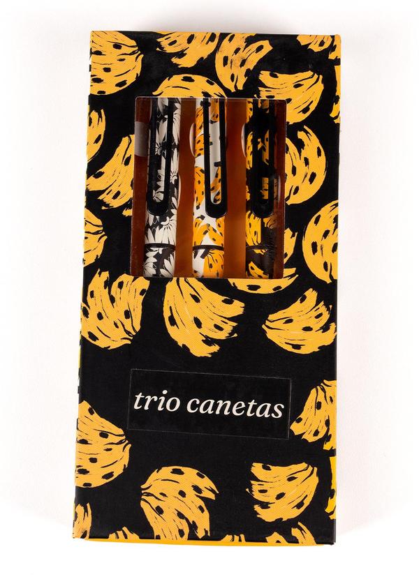 Farm Etc - Trio Canetas Anota Aí Bossa Banana Preto