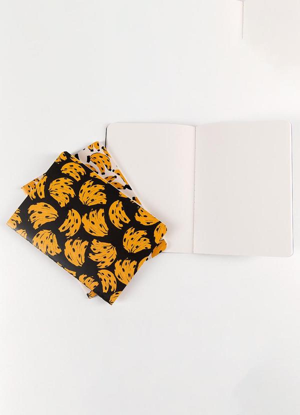 Farm - Trio de Cadernetas Bossa Banana Preto 3