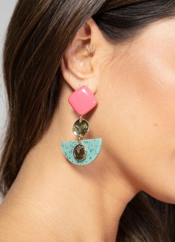 Quintess - Brinco Rosa/Azul 2