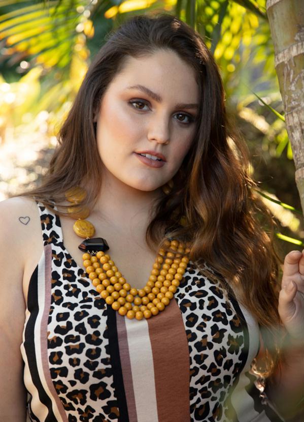 Mink - Colar Amarelo com Varias Formas 2