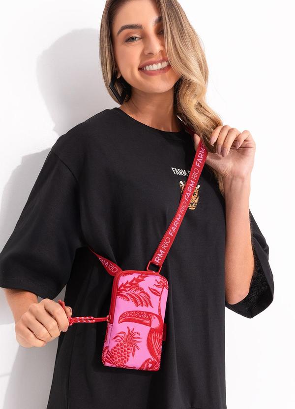 Farm Etc - Bolsa Arpoador Amalfi Rosa