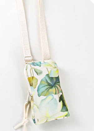 Farm Etc - Bolsa Arpoador Flor de Lótus Off White - FARM ETC