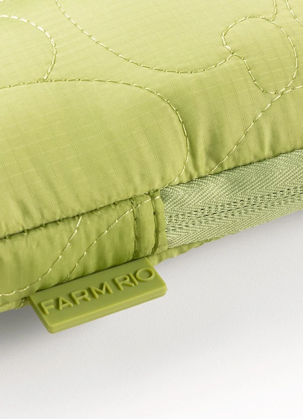 Farm Etc - Bolsa Arpoador Puffer Verde 5