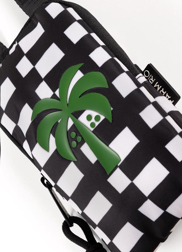 Farm Etc - Bolsa Arpoador Sonho Gráfico Preto 3