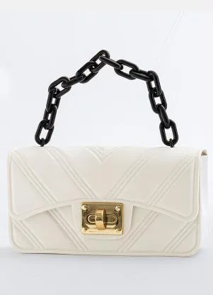 Perfecta - Bolsa Branco em Pvc - PERFECTA
