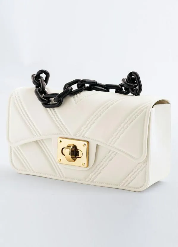 Perfecta - Bolsa Branco em Pvc