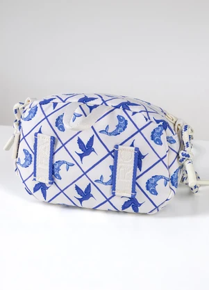 Farm Etc - Bolsa Chuchu Azulejaria Off White - FARM ETC