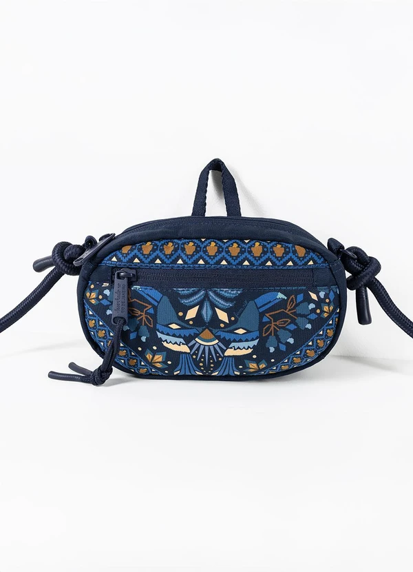 Farm Etc - Bolsa Chuchu Lenço Magia Tropical Azul