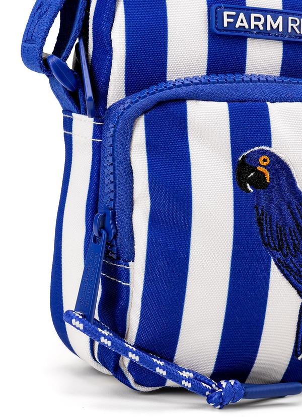Farm Etc - Bolsa da Gema Arara Listrado Azul 3