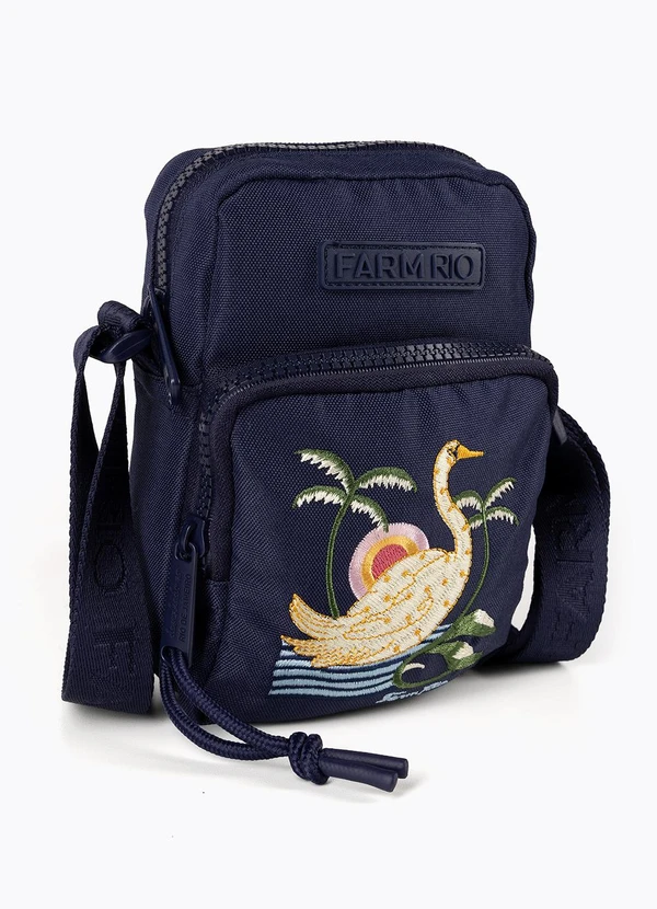 Farm Etc - Bolsa da Gema Cisne Tropical Azul