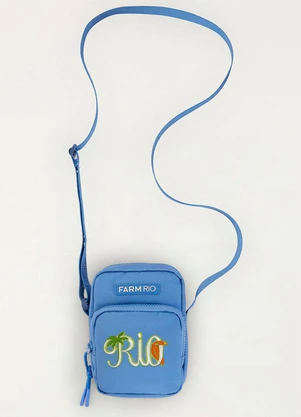 Farm Etc - Bolsa da Gema Tipográfico Azul - FARM ETC