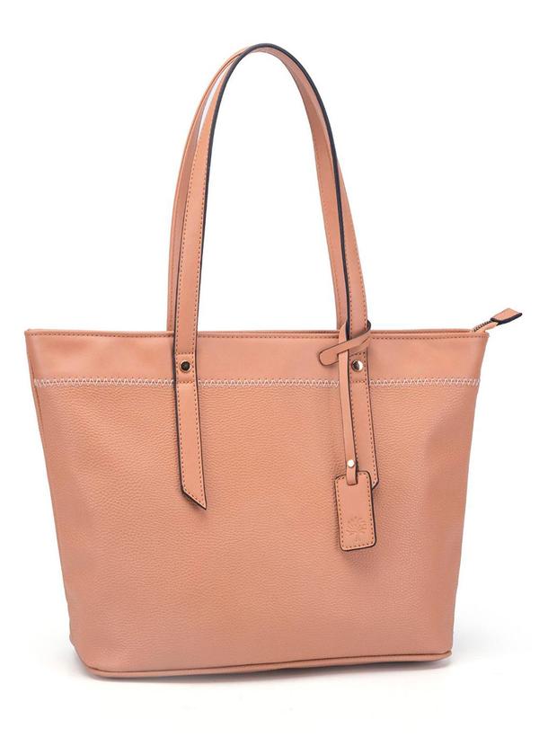 Rovitex - Bolsa de Ombro Feminina Bege