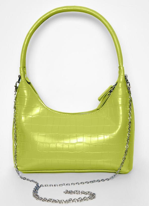 Rovitex - Bolsa Feminina Baguete Amarelo