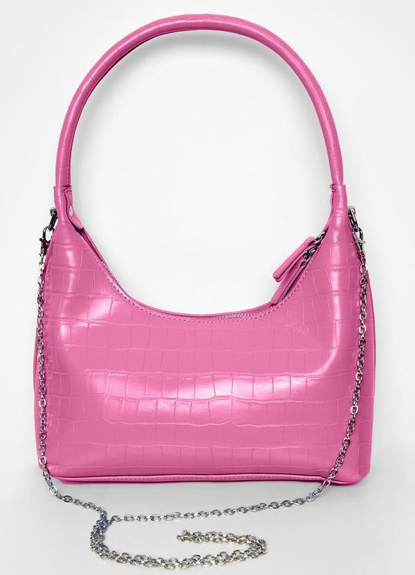 Rovitex - Bolsa Feminina Baguete Rosa