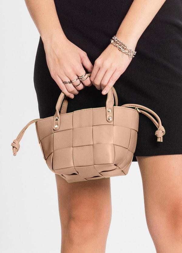 Rovitex - Bolsa Feminina Saco 2 em 1 Bege