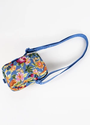 Farm Etc - Bolsa Fervo Floral Havaiano Azul - FARM ETC