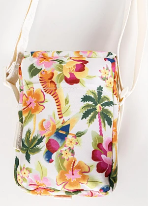 Farm Etc - Bolsa Fervo Floral Havaiano Off White - FARM ETC