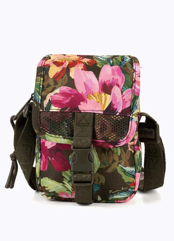 Farm Etc - Bolsa Fervo Painted Flowers Verde