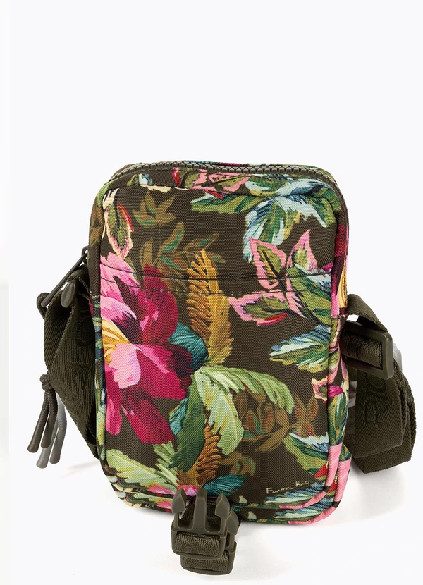 Farm Etc - Bolsa Fervo Painted Flowers Verde 3