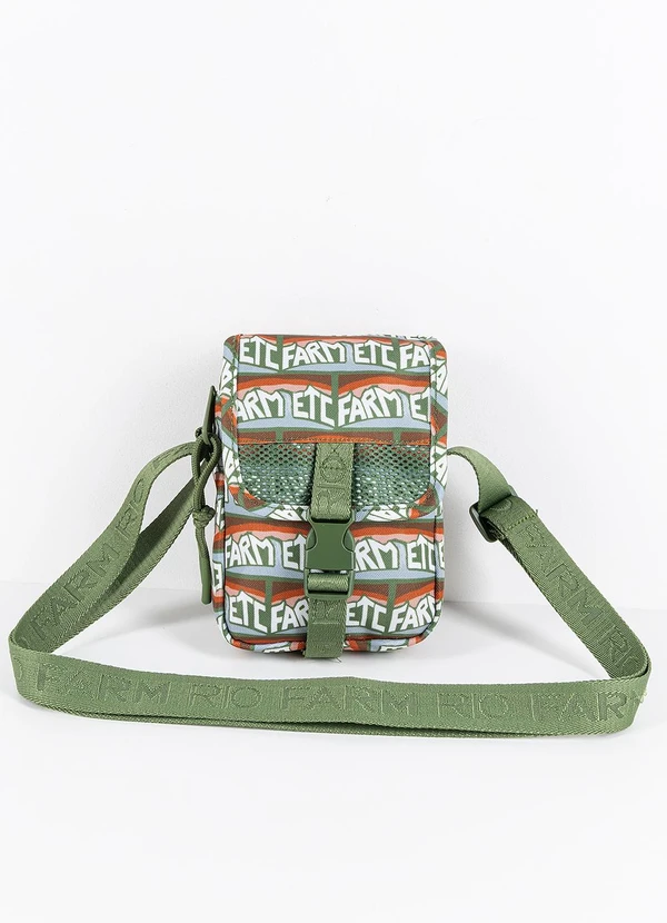 Farm Etc - Bolsa Fervo Trilha Tipográfico Verde