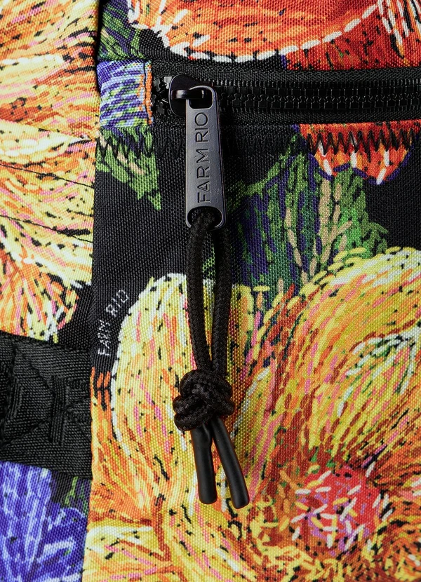 Farm Etc - Bolsa Findi Floral Paraíso Preto 6