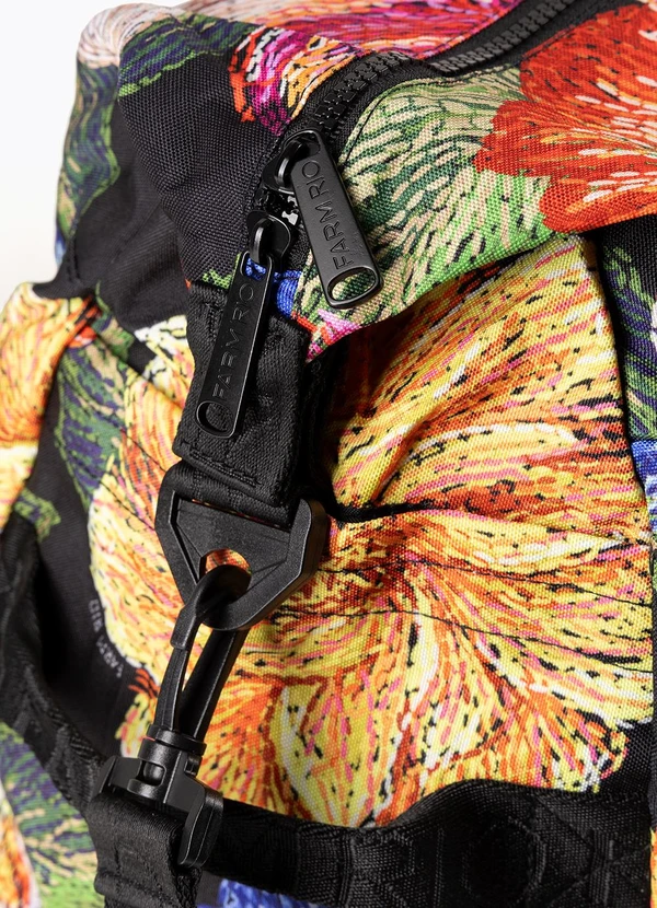 Farm Etc - Bolsa Findi Floral Paraíso Preto 7