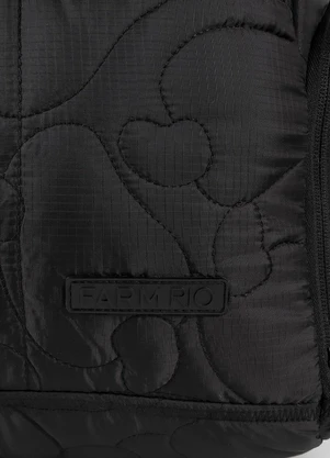 Farm Etc - Bolsa Findi Puffer Preto - FARM ETC