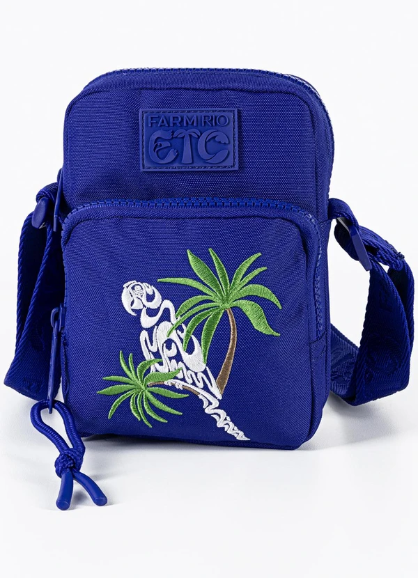 Farm Etc - Bolsa Gema Arara Calçadão Copacabana Azul
