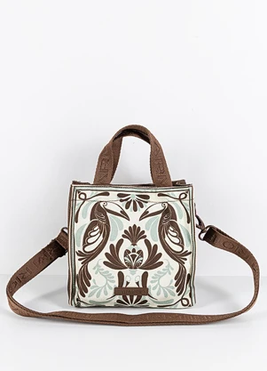 Farm Etc - Bolsa Mimo Coletânea Tropical Marrom - FARM ETC